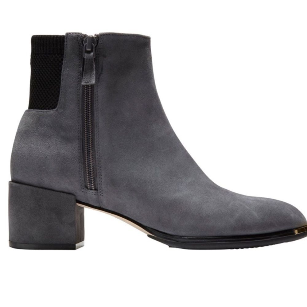 Cole Haan Grand Ambition Holland Grey Booties Size 7.0 New!